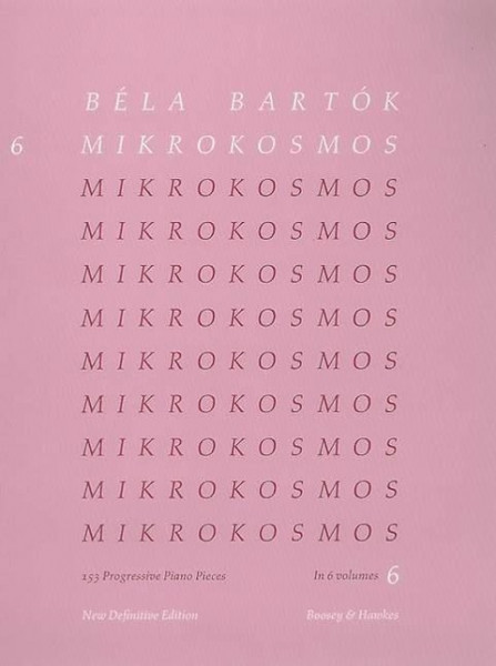 Mikrokosmos Volume 6 (Pink): Piano Solo