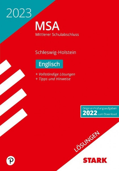 STARK Lösungen zu Original-Prüfungen und Training MSA 2023 - Englisch - Schleswig-Holstein