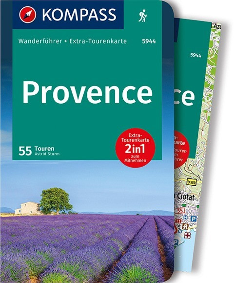 KOMPASS Wanderführer Provence, 55 Touren