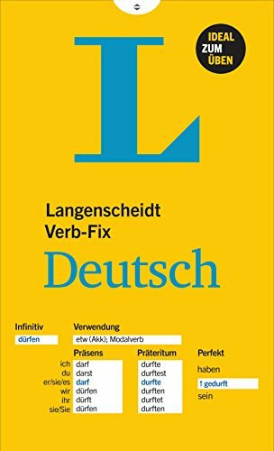 Langenscheidt Verb-Fix Deutsch - Deutsche Verben auf einen Blick - Ideal zum Üben (Langenscheidt Verb-Fixe)