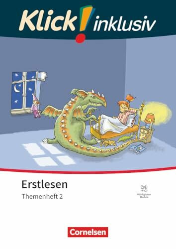 Klick! Erstlesen - Grundschule/Förderschule - Klick! inklusiv: Themenhefte für Lernende mit Förderbedarf - 1.-4. Schuljahr: Themenheft 2 - Buchstabenlehrgang Teil 2, mit digitalen Medien