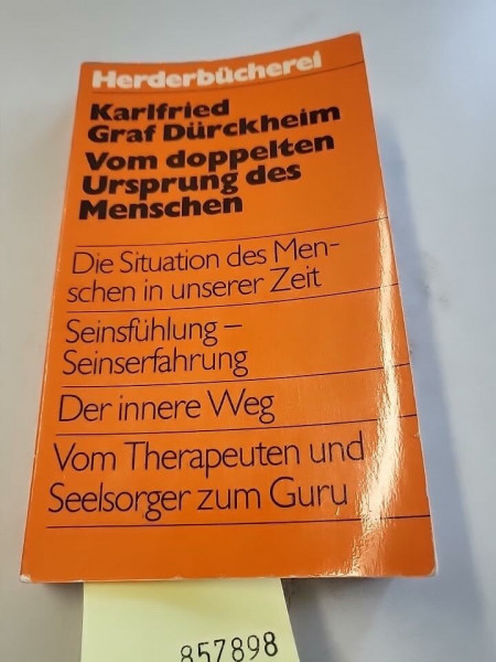 Vom doppelten Ursprung des Menschen: Als Verheißung, Erfahrung, Auftrag.