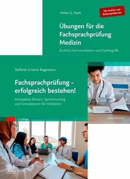 Fachsprachprüfung Lehrbuch und Arbeitsbuch Set (Facharztprüfung)
