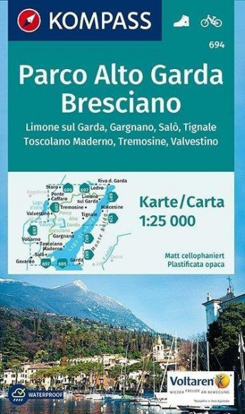 Parco Alto Garda - Bresciano 1 : 25 000