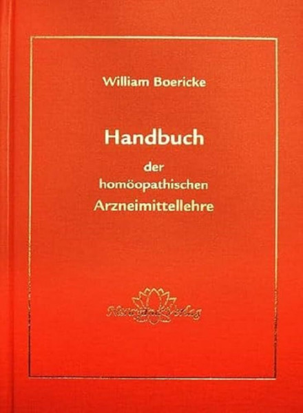 Handbuch der homöopatischen Arzneimittellehre