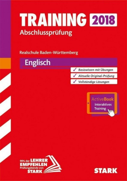 Training Abschlussprüfung Realschule Baden-Württemberg 2018 - Englisch, mit CD inkl. Online-Prüfungs
