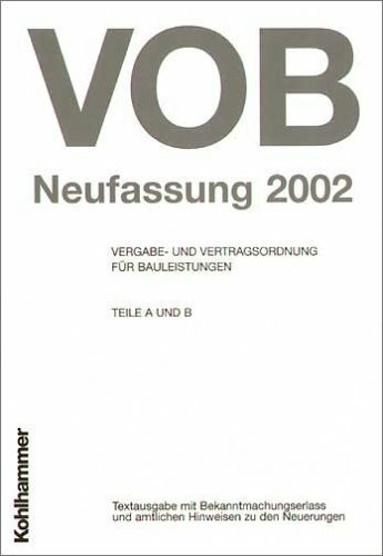 VOB, Neufassung 2002