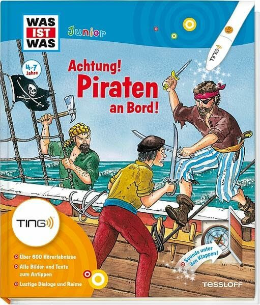 Piraten an Bord: 600 Hörerlebnisse und Sounds unter den Klappen: Über 600 Hörerlebnisse. Alle Bilder und Texte zum Antippen. Lustige Dialoge und ... Piratennest (Antippen, Spielen, Lernen!)