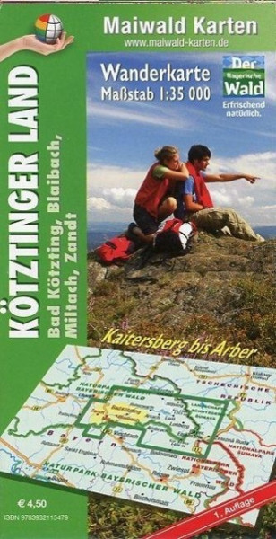 Maiwald Karte Kötztinger Land Wanderkarte 1:35.000