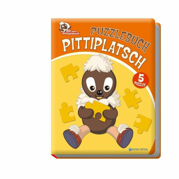 Puzzlebuch "Pittiplatsch": Mit 5 Puzzles: Mit 5 Puzzlebildern mit je 12 Teilen