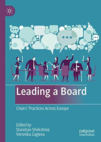Leading a Board: Chairs’ Practices Across Europe