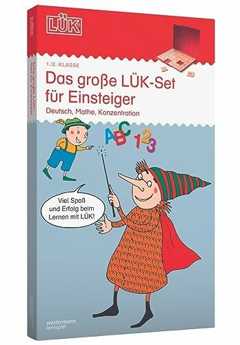 Das große LÜK-Set für Einsteiger: 1./2. Klasse - Mathematik, Deutsch, Konzentration Das große LÜK-Set für Einsteiger (LÜK-Sets: Kasten + Übungsheft/e)