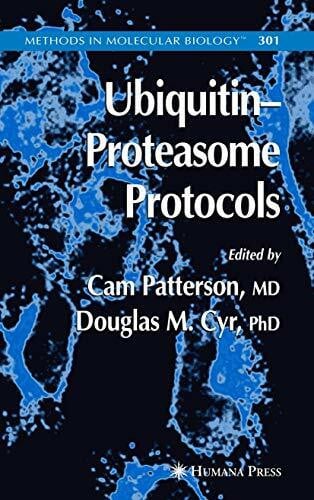 Ubiquitin-Proteasome Protocols (Methods in Molecular Biology, 301, Band 301)