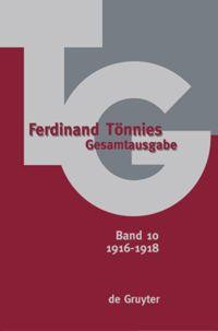 Gesamtausgabe (TG) 1916-1918