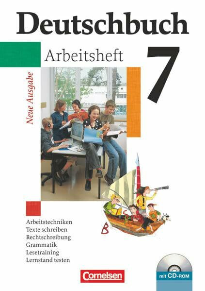 Deutschbuch Gymnasium - Allgemeine bisherige Ausgabe - 7. Schuljahr: Arbeitsheft mit Lösungen und Übungs-CD-ROM