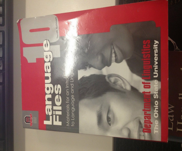 Language Files: Materials for an Introduction to Language and Linguistics