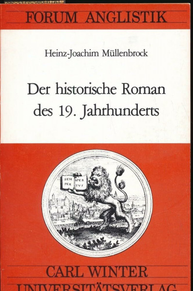 Der historische Roman des 19. Jahrhunderts