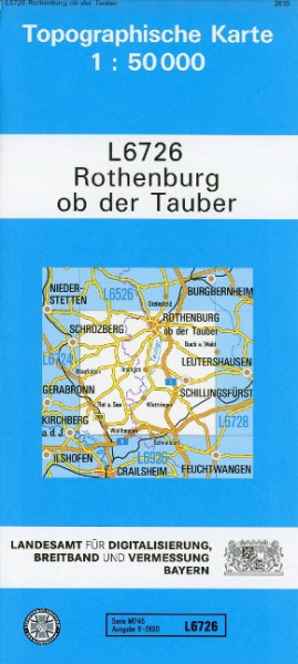 Rothenburg ob der Tauber 1 : 50 000 (L6726)