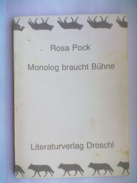 Monolog braucht Bühne