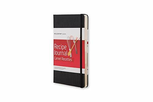 Moleskine Passion-Journal Rezepte Large, Hardcover mit Prägung schwarz