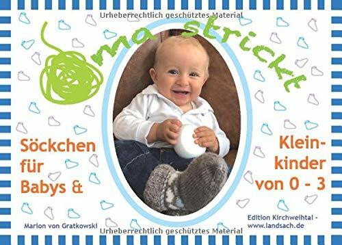 Oma strickt Baby- und Kindersöckchen