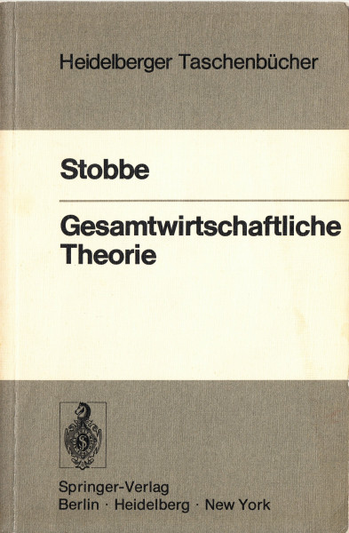 Gesamtwirtschaftliche Theorie (German Edition) (Heidelberger Taschenbücher)