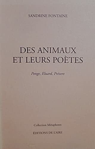 DES ANIMAUX ET LEURS POETES