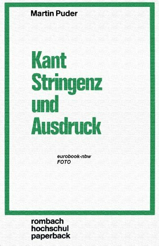 Kant, Stringenz und Ausdruck