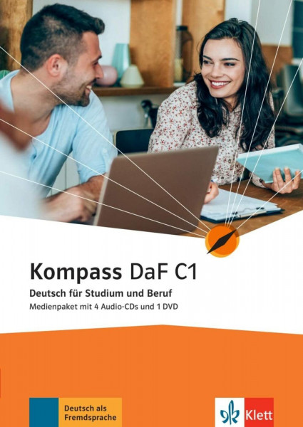 Kompass DaF C1: Deutsch für Studium und Beruf. Medienpaket (4 Audio-CDs + DVD) (Kompass DaF: Deutsch für Studium und Beruf)