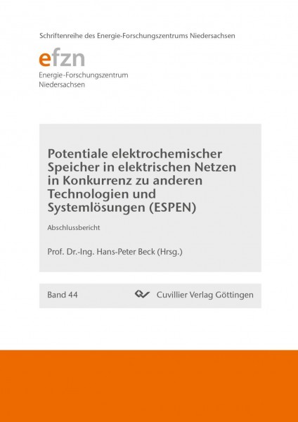 Potentiale elektrochemischer Speicher in elektrischen Netzen in Konkurrenz zu anderen Technologien u