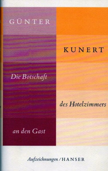 Die Botschaft des Hotelzimmers an den Gast: Aufzeichnungen