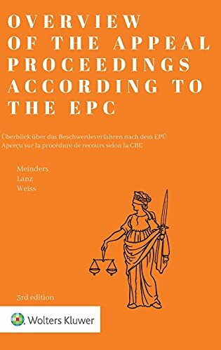 Overview of the Appeal Proceedings According to the EPC / Uberblick uber das Beschwerdeverfahren nach dem EPU / Apercu sur la procedure de recours selon la CBE
