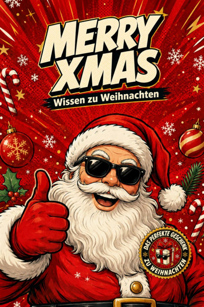 MERRY XMAS - Wissen über Weihnachten: Lustiges Weihnachtsbuch | Kuriose Fakten | Bräuche und Rekorde | Geschenk für Erwachsene | Geschenk Weihnachten | Weihnachtsgeschenk