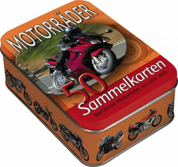 Motorräder - 50 Sammelkarten: Berühmte Motorräder aus aller Welt