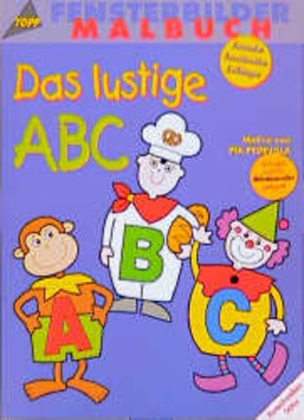 Fensterbilder-Malbuch, Das lustige ABC