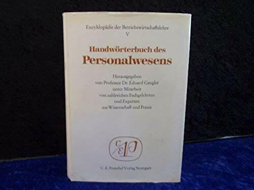 Handwörterbuch des Personalwesens