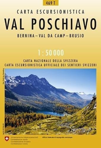 Swisstopo 1 : 50 000 Val Poschiavo