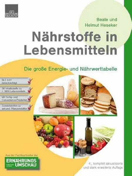 Nährstoffe in Lebensmitteln: Die große Energie- und Nährwerttabelle