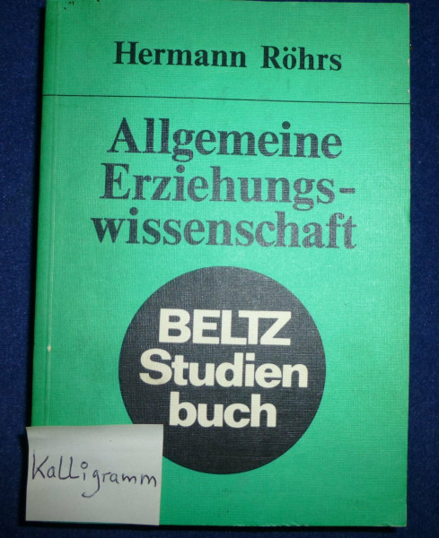 Allgemeine Erziehungswissenschaft