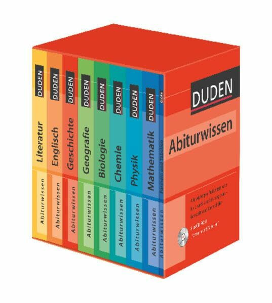 Duden Abiturwissen (7 Bände): Alle wichtigen Prüfungsinhalte - kompakt und übersichtlich (Duden - Lernhilfen)