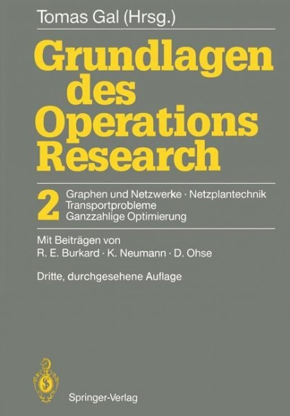 Grundlagen des Operations Research