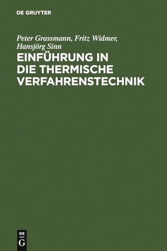 Einführung in die thermische Verfahrenstechnik