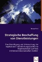 Strategische Beschaffung von Dienstleistungen