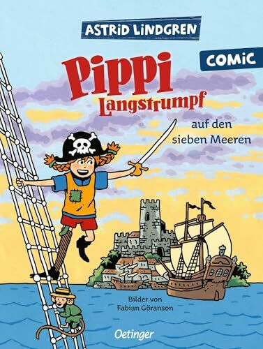 Pippi auf den sieben Meeren: Comic. Unterhaltsamer und leicht lesbarer Pippi Langstrumpf-Comic für Kinder ab 6 Jahren