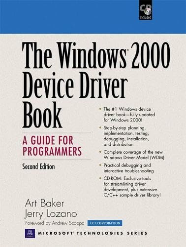 Windows 2000 Device Driver Book, w. CD-Rom