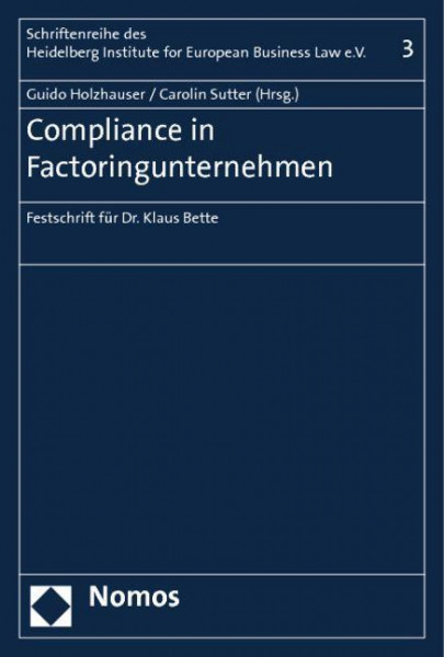 Compliance in Factoringunternehmen
