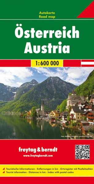 Österreich, Autokarte 1:600.000: Touristische Informationen, Straßenentfernungen, Ortsverz. (freytag & berndt Straßenkarte, Band 13)