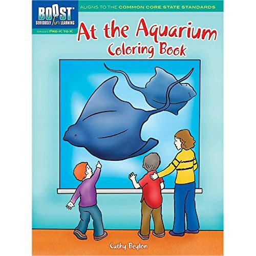 Boost at the Aquarium Coloring Book (Boost Educational)