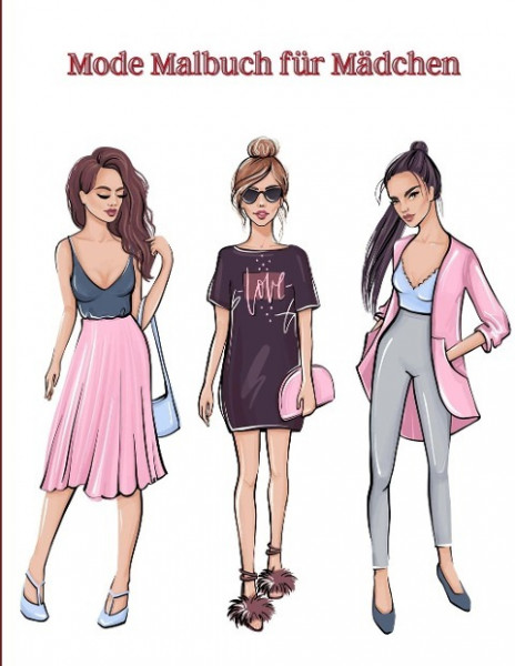 Mode Malbuch für Mädchen