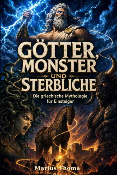 Götter, Monster und Sterbliche: Die griechische Mythologie für Einsteiger. Das Familiendrama mit Superkräften - mit trockenem Humor erzählt & farbig illustriert.